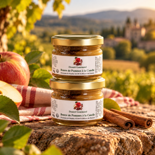 Le Lot de 2 "Les 2 Beurres de Pomme, Compotée aux Épices et sirop d'Érable", 2 x 60 g - NOEL