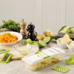 La Mandoline de Cuisine 6 en 1 Multifonction "Green Kitchen" - ETE1