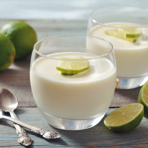 Le Crémeux Doux de Chocolat Blanc aux Citron Vert