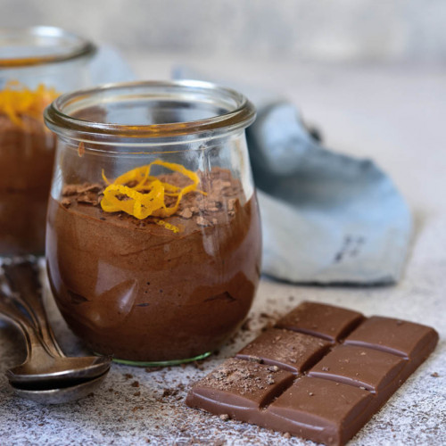 Le Lot de 2 "Le crémeux Exquis de Chocolat Noir à l'Orange" - 2 x 85g - WVC2