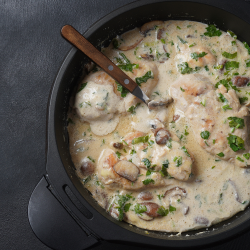 Le Poulet aux Pleurotes au Muscat de Beaumes-de-venise - 350g - CAT