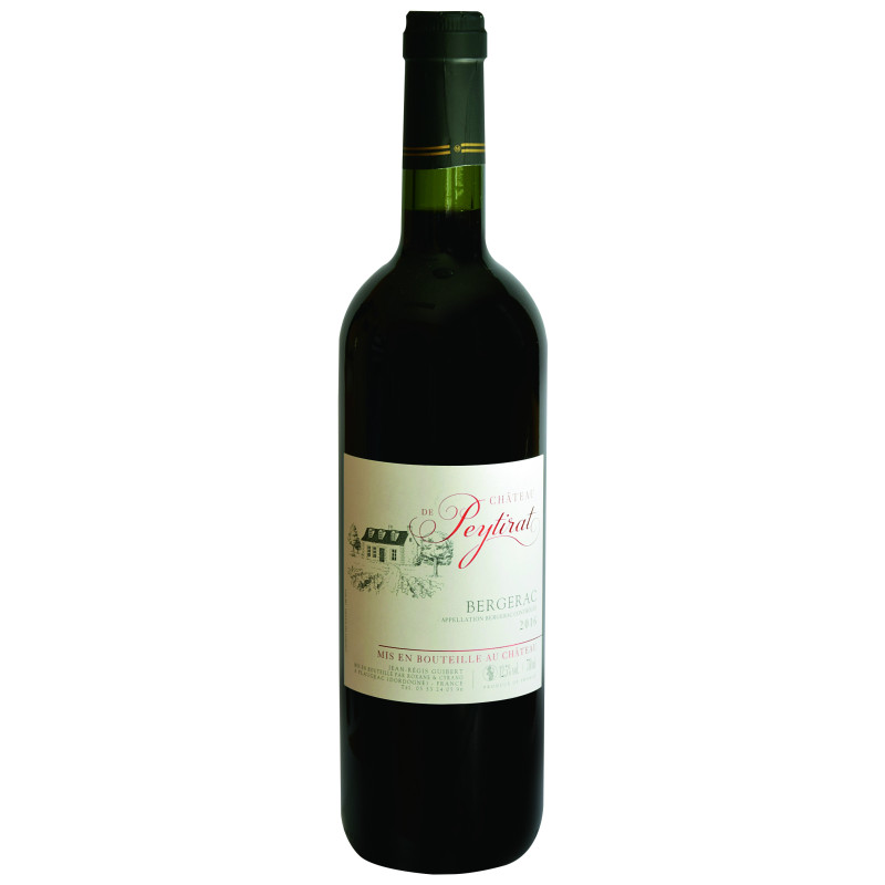 Offert pour toute commande : La bouteille de Bergerac rouge « Château de Peytirat », 37,5 c - WOA