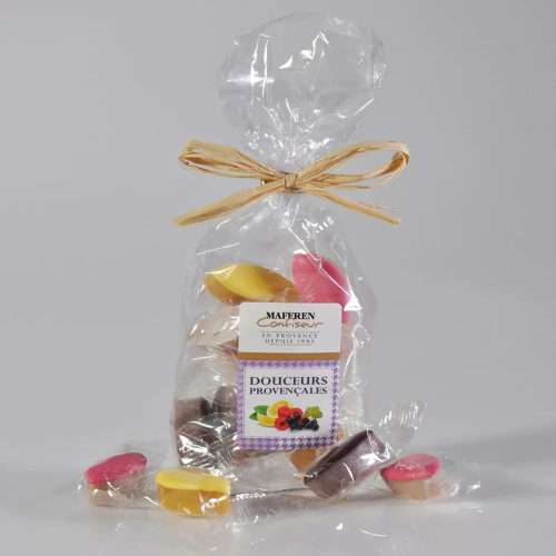 Les Douceurs Provençales Assortiment Amandins Framboise, Cassis, Citron