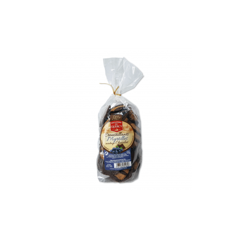 Les Croustillants Myrtille Chocolat - 100g - CAT