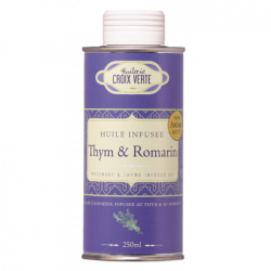 Huile de tournesol infusée au thym et au romarin - 25cl - CAT