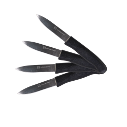 Le lot de 4 couteaux office noir "cuisine albert" - 29cm - MEDAILLE