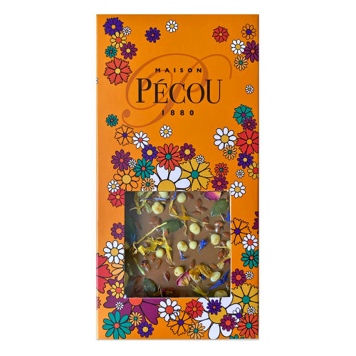La Tablette de Chocolat au Lait "Hippie" de la Maison Pécou - 70g - WFD