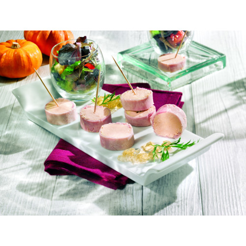 Le lot de 2 Flûteaux de Jambon Fourrés au Foie de Canard en Gelée - 400g - WFT