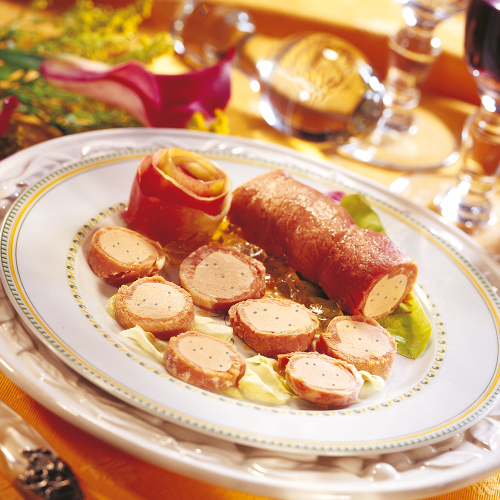 Le lot de 2 "Roulade de Volaille en gelée et sa Farce Fine à la truffe de la Saint Jean" - 2 x 200g - Noël