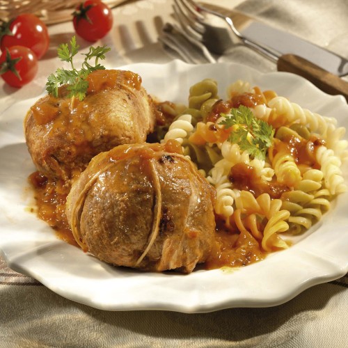 Les Paupiettes de Porc aux Tomates aromatisées au Thym, 400 g - CAT