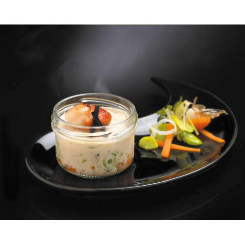 La Mini Cassolette de Saint-Jacques, Brunoise de Légumes, Sauce au Jus de Truffe Noire 3% et Truffe Noire 1% - 270g - WFA