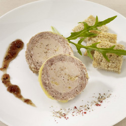 Le Lot de 2 "Le Pâté de chez Nous et son Cœur au Foie de Canard (30% Bloc de Foie Gras)" 2 x 130 g- WFXT