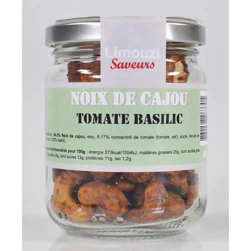 Les Noix de Cajou Tomate Basilic - 90g - WFG