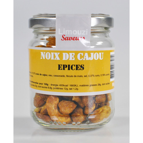 Les noix de Cajou aux Épices - 90g - WFG