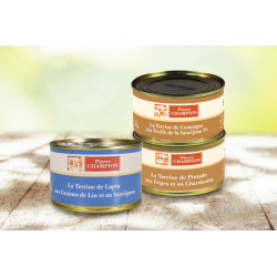 Le lot de "3 Terrines de Campagne" - 430g - WFI