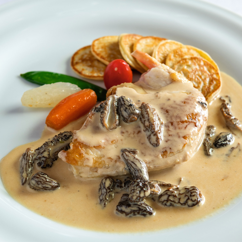 Le Lot de 2 "Mijoté de Volaille et sa Sauce Foie Gras et Morilles", 2 x 400 g - WFP