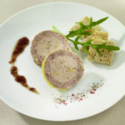 Le Lot de 3 " Le Pâté de chez Nous et son Cœur au Foie de Canard (30% de Bloc de Foie Gras)", 3x65g - WFE