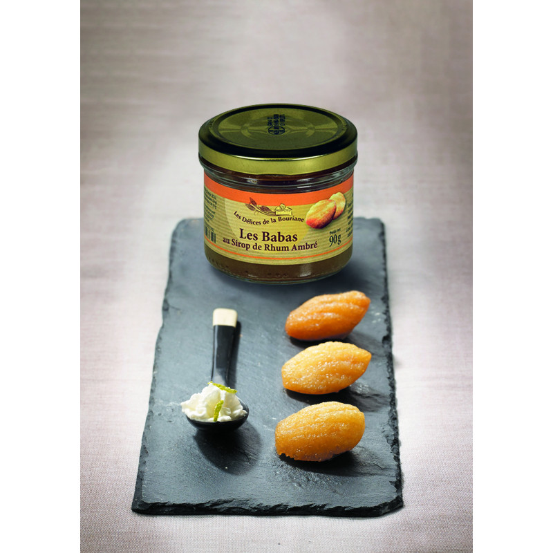 le lot de 2 "Les Babas au Sirop de Rhum Ambré et Beurre Salé" - 2 x 90g - WFE