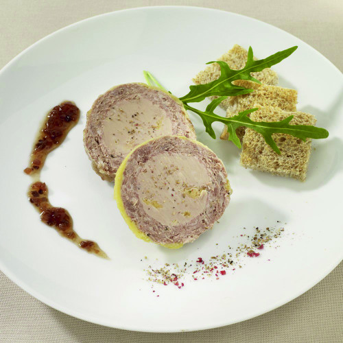 Le Lot de 3 " Le Pâté de chez Nous et son Cœur au Foie de Canard (30% de Bloc de Foie Gras)", 3x65g - PRINT