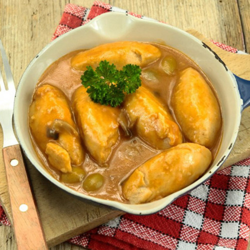 Authentiques Quenelles de Brochet Sauce Écrevisse Façon Nantua, 350g - 