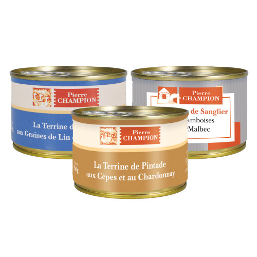 Le Lot de 3 Terrines, 3x 150g - PRINT