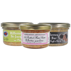 Le lot de 3 Rillettes, 3x 90g - WFG