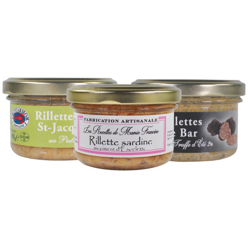 Le lot de 3 Rillettes, 3x 90g - WFG