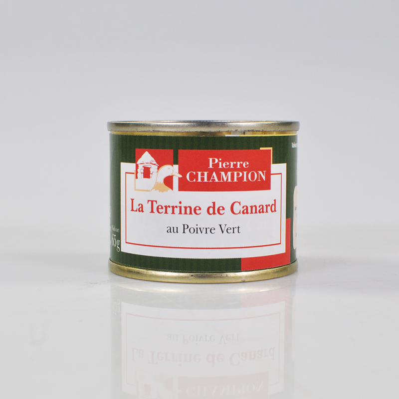 La Terrine de Canard au poivre vert, 65g - CAT
