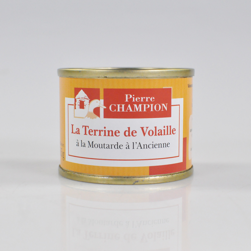 La Terrine de Volaille à la Moutarde à l'Ancienne, 65g - CAT