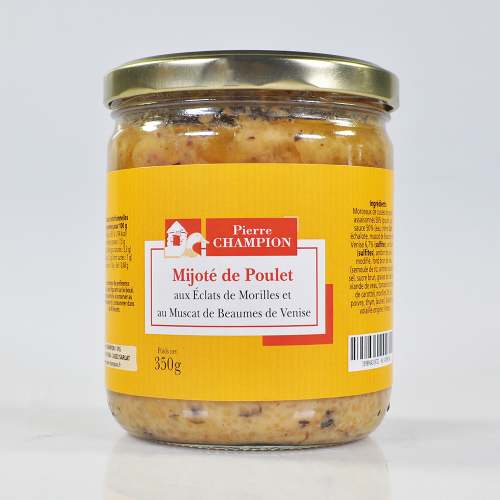 Mijoté de Poulet aux éclats de Morilles et au Muscat de Beaumes de Venise - CAT