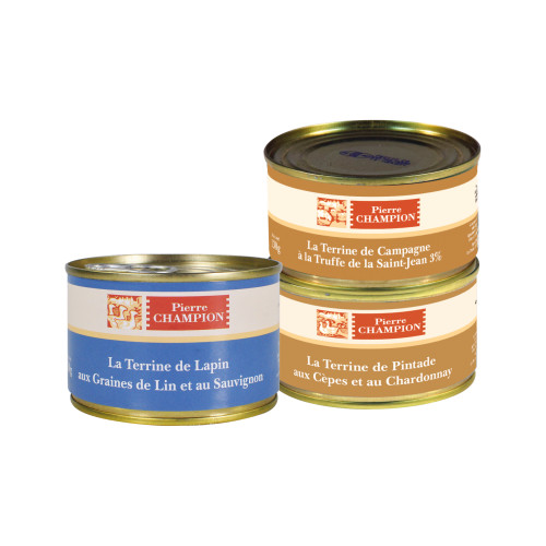 Le Lot de 3 Terrines, 345g- WFI