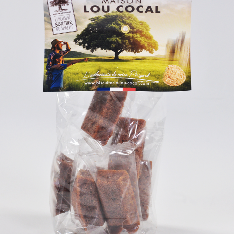 Le Lot de 2 "Le Mini financier Poire Chocolat", 2x 100g - WFC