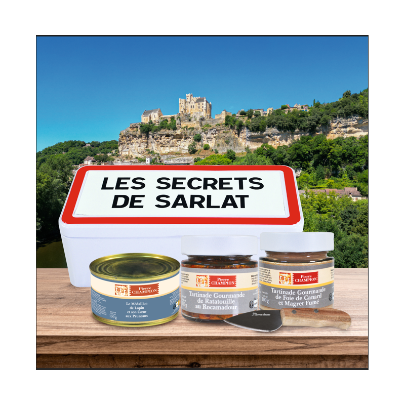 LE COLIS APERO D’ÉTÉ ENTRE AMIS + la boîte « Les Secrets de Sarlat », 300g - WFL