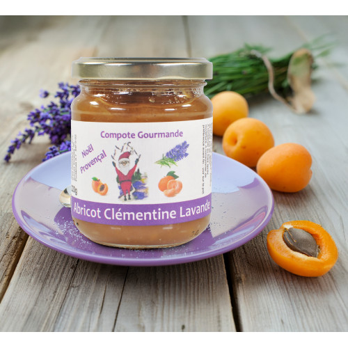 Le Lot de 2 "Dessert gourmand Abricot Clémentine Lavande, Saveur Provençale", 2x 100g - WFL