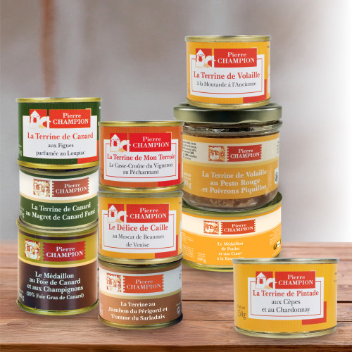 VOTRE COLIS « Terrines et Médaillons », 830g - WFP