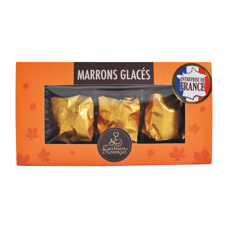 Le Coffret de 3 marrons glacés, 60 g - WFT