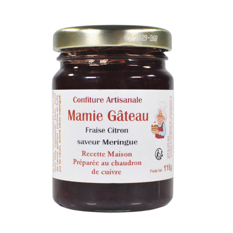 La Confiture Saveur Fraise Citron Meringué, 115g - CAT