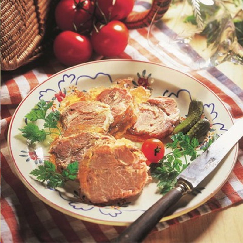 Le Lot de 2 "Anchaud de Porc cuit à la Graisse de Canard", 2x 400g - WAB