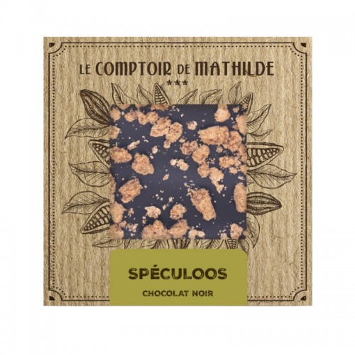 Le Lot de 2 "Tablettes Chocolat Noir Spéculoos", 2x80g - WFD