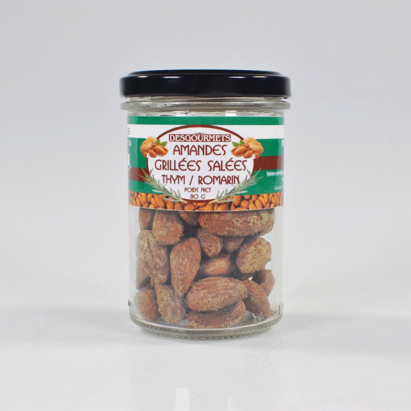 Amandes Thym et Romarin, 80g - WFH