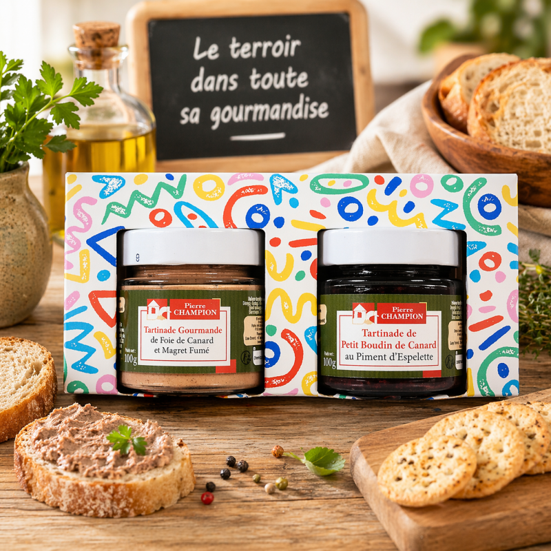 Le Lot de 2 Tartinades "Tout Canard", 200g - CAT