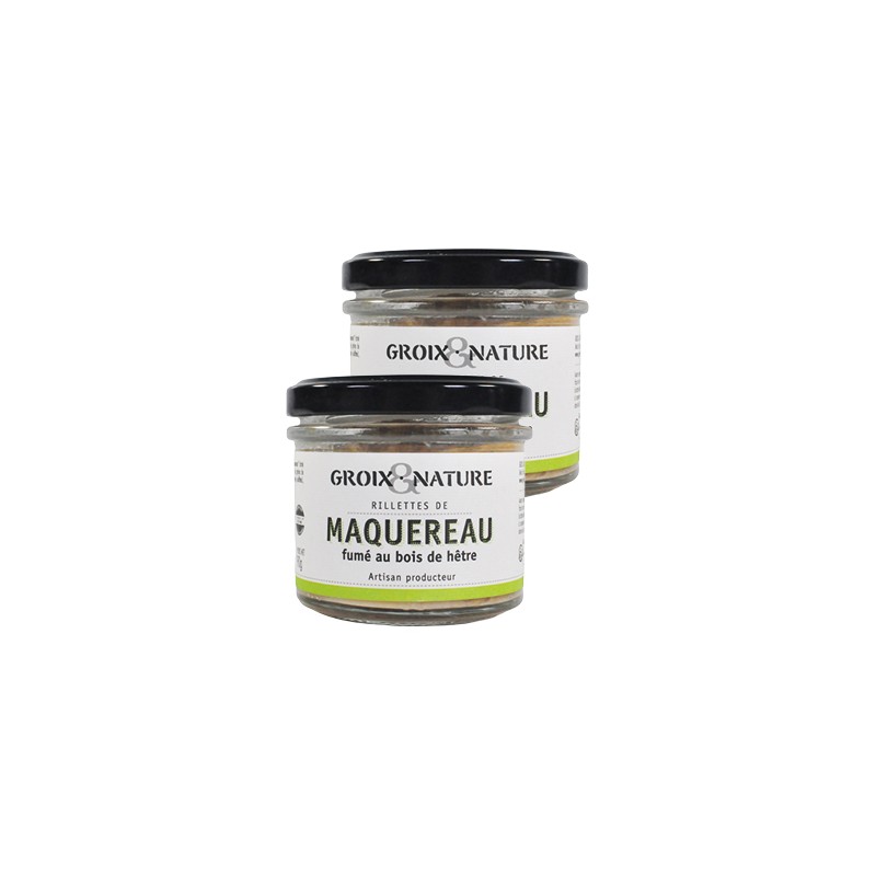 Les 2 Rillettes de Maquereau Fumé 2 x 90 g - BJ
