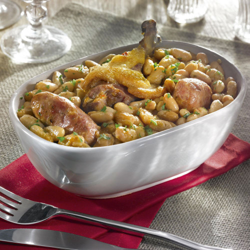 Le Cassoulet au Confit de Canard et à la saucisse de Toulouse - 840g - BJ