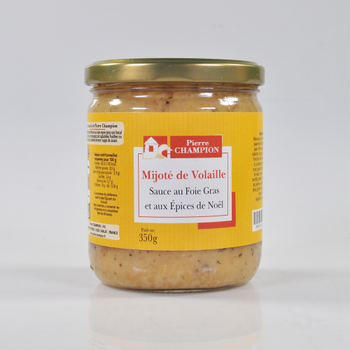 Mijoté de Volaille Sauce Foie Gras aux Epices douces - CAT