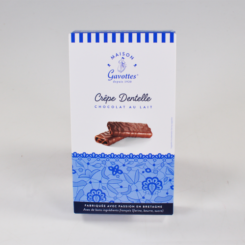 Crêpes Dentelles au Chocolat au Lait, 100g - CAT