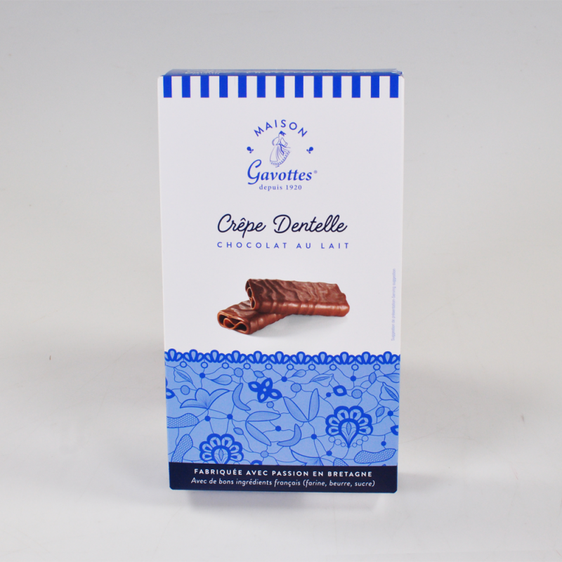 Crêpes Dentelles au Chocolat au Lait, 100g - CAT