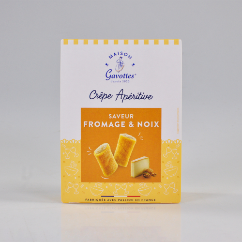 Crêpes Fourrées Fromage et Noix, 110g - CAT
