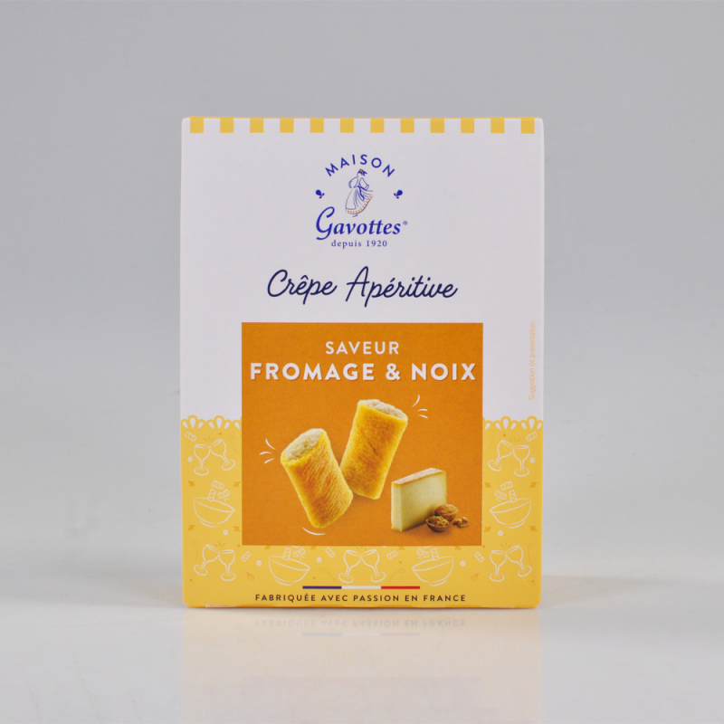 Crêpes Fourrées Fromage et Noix, 110g - CAT