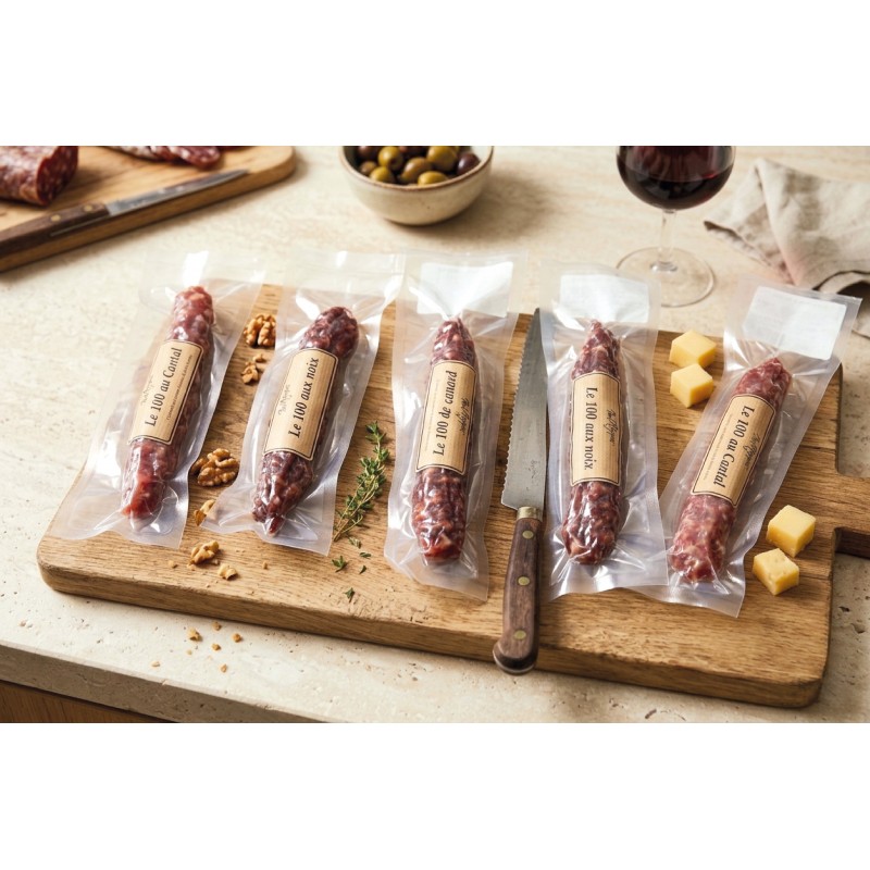 LOT DE 5 FUETS, 500G - WFI
