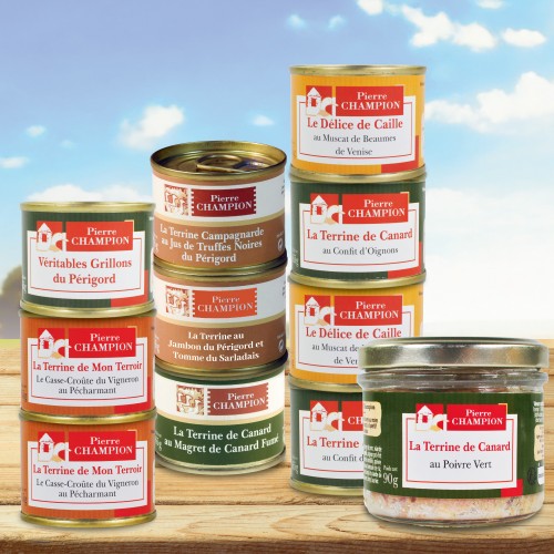 Colis "Terrines du Terroir", 740g - ETE1